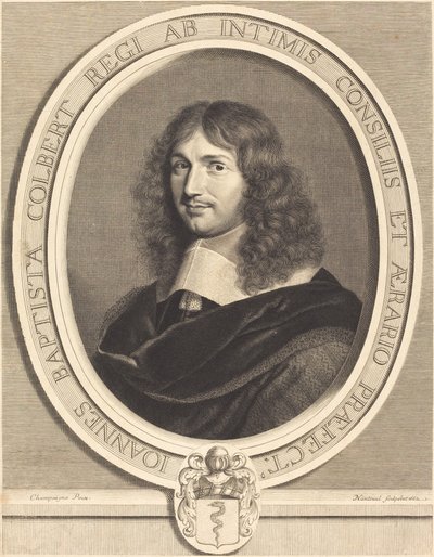 Jean-Baptiste Colbert od Robert Nanteuil after Philippe de Champaigne