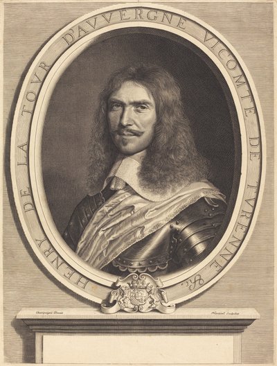 maršál z Turenne od Robert Nanteuil after Philippe de Champaigne