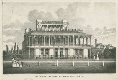 Wolverhampton – Grand Stand at Race Course: litografie, nd [polovina 19. století] od Robert Noyes