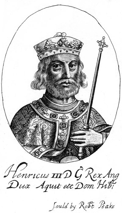 Anglický Jindřich III. od Robert Peake