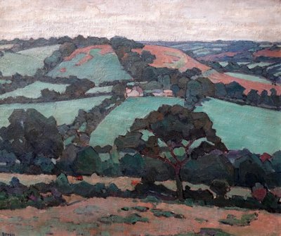 Brimley Hill, Devon od Robert Polhill Bevan
