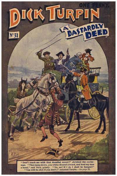 Dick Turpin (barevné lito) od Robert Prowse Jnr