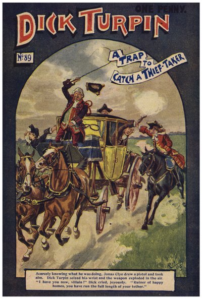 Dick Turpin (barevné lito) od Robert Prowse Jnr