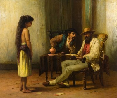 The Quadroon Girl, cca 1855-73 (olej na plátně) od Robert RSA Gavin