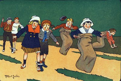 Taškařský závod. Rytí do „“ Co hrajeme? “” od E. Webera s akvarelovými kresbami Roberta Sallese (1871-1929). Knihovna Garnier Freres, Paříž od Robert Salles