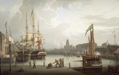 Slavnostní otevření doků, Bristol od Robert Salmon