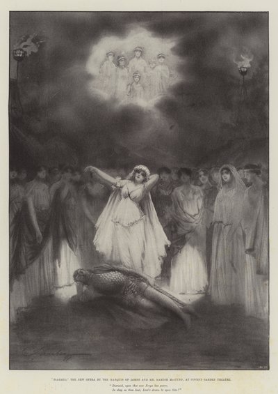 Diarmid, Nová opera markýze z Lorne a pana Hamishe MacCunna, v divadle Covent Garden od Robert Sauber