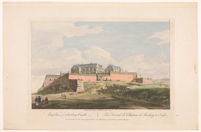 Pohled na hrad Stirling Východní pohled na Sterling Castle (titul na objektu) Skotsko (název série) od Robert Sayer
