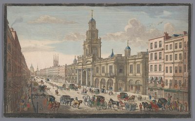 Pohled na Royal Exchange v Londýně Pohled na Royal Exchange London (název na objektu) Londýn (název série) od Robert Sayer