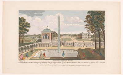 Pohled na Schloss Moritzburg Pohled na Moretsburg v Sasku, jedno z loveckých sídel vašeho polského krále (titul na předmětu) Sasko (název seriálu) od Robert Sayer