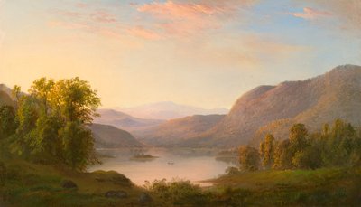 Pohled v Laurentian Mountains, poblíž Québecu od Robert Scott Duncanson