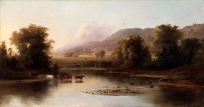 Pohled na řeku Svaté Anny od Robert Seldon Duncanson