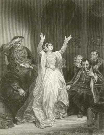 Odsouzení Anny Boleynové od Robert Smirke