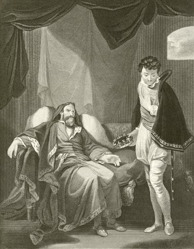 Jindřich IV. kritizující prince Jindřicha od Robert Smirke