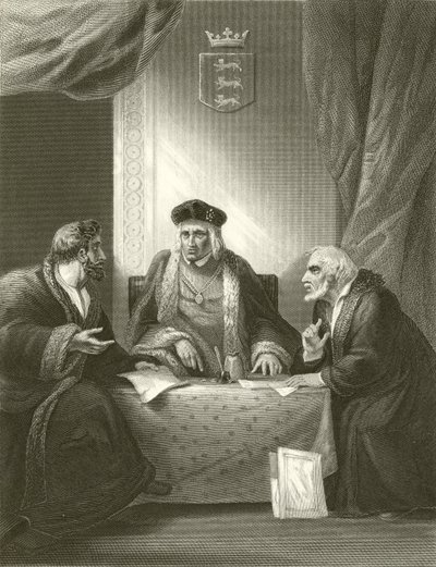 Jindřich VII s Empsonem a Dudleyem od Robert Smirke