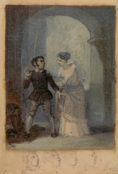 Katherina a Grumio od Robert Smirke