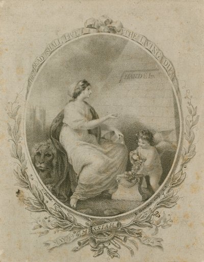 Povýšení na představení Händelova Mesiáše, Westminster Abbey, Londýn, 29. května 1784 od Robert Smirke