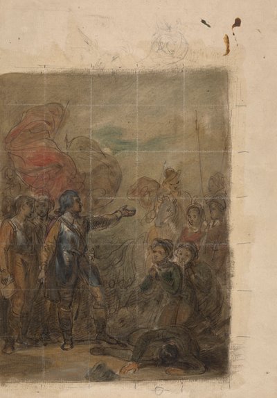 Scéna z Dona Quijota od Robert Smirke