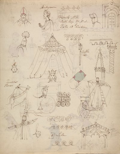 Studie z francouzského registru MSS Bible od Robert Smirke