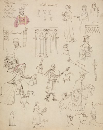 Studie z francouzského registru MSS Bible od Robert Smirke