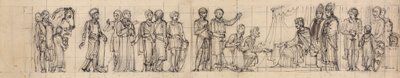 Studie rytířů, vzdávajících hold králi od Robert Smirke