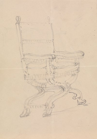Studie židle od Robert Smirke