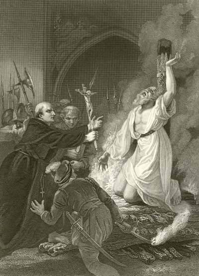 Mučednictví arcibiskupa Cranmera od Robert Smirke
