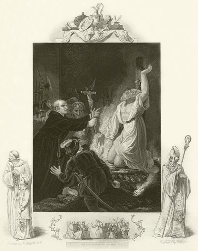 Mučednictví arcibiskupa Cranmera od Robert Smirke