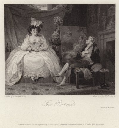 Portrét od Roberta Smirkeho od Robert Smirke
