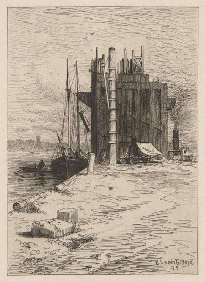 Kapsy uhlí v New Bedfordu od Robert Swain Gifford