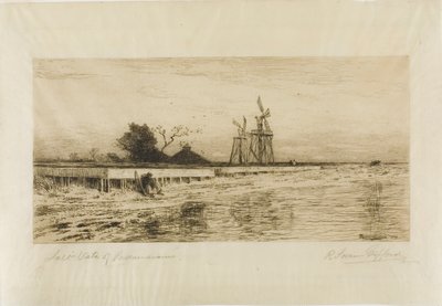 Solné kádě Padanaram od Robert Swain Gifford