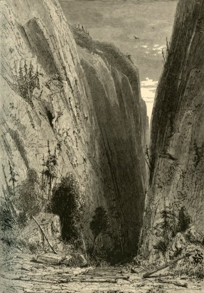 "Umpqua Canon", 1872. od Robert Swain Gifford