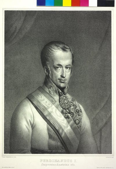 Rakouský císař Ferdinand I. od Robert Theer