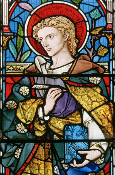St. John, detail z Dobrého pastýře, 1863 (vitráže) od Robert Turnill Bayne