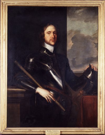 Oliver Cromwell, kolem 1646-49 (olej na plátně) od Robert Walker