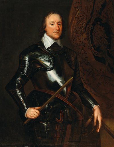 Portrét Olivera Cromwella 1599-1698. od Robert Walker