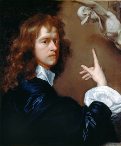 Autoportrét, c1640-1650 od Robert Walker