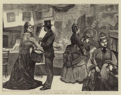 Efektní bazar na pomoc Národní nemocnici pro spotřebu, Ventnor od Robert Walker Macbeth