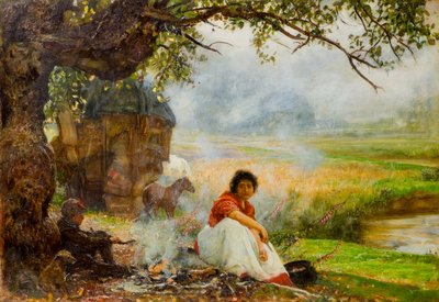Gipsy Girl od Robert Walker Macbeth