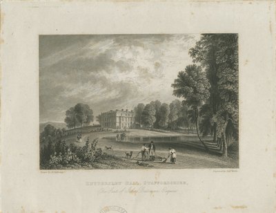 Biddulph – Knypersley Hall [nové]: ocelorytina a [19. století] od Robert Wallis