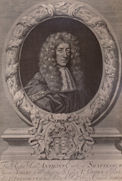 Anthony Ashley Cooper, 1. hrabě z Shaftesbury, anglický státník, c1680 1894 od Robert White