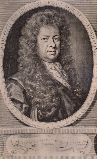 Samuel Pepys, anglický deník a námořní správce, c1690 1894 od Robert White