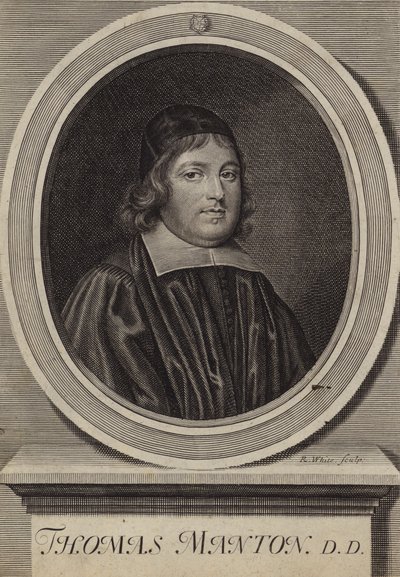 Thomas Manton, anglický puritánský duchovní (rytina) od Robert White