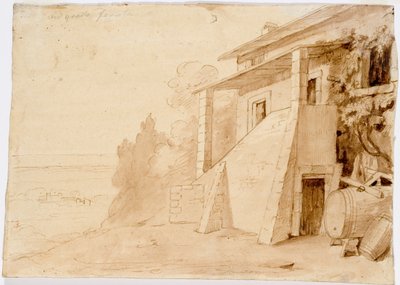 Krajina, Grottaferrata od Robert Wilhelm Ekman