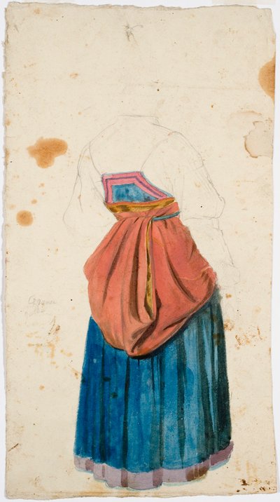 Žena v národním kroji od Robert Wilhelm Ekman