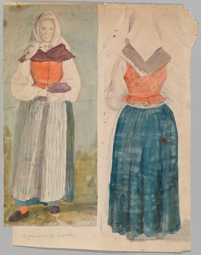 Žena v národním kroji od Robert Wilhelm Ekman