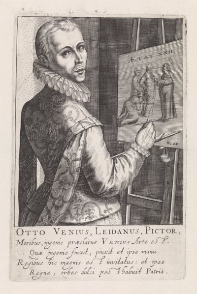 Portrét Otto van Veena od Robert Willemsz de Baudous