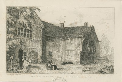 Dimsdale Old Hall: lept, nd [?c 1870] od Robert William Buss