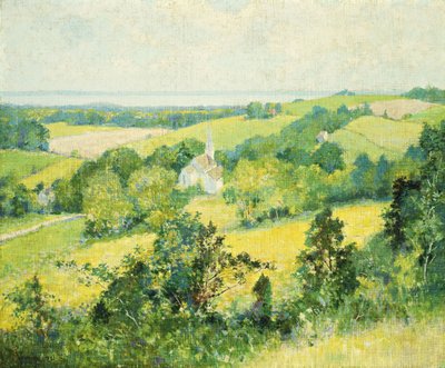New England Hills od Robert William Vonnoh