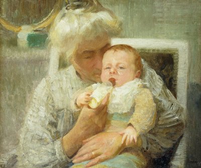 Dětská láhev od Robert William Vonnoh